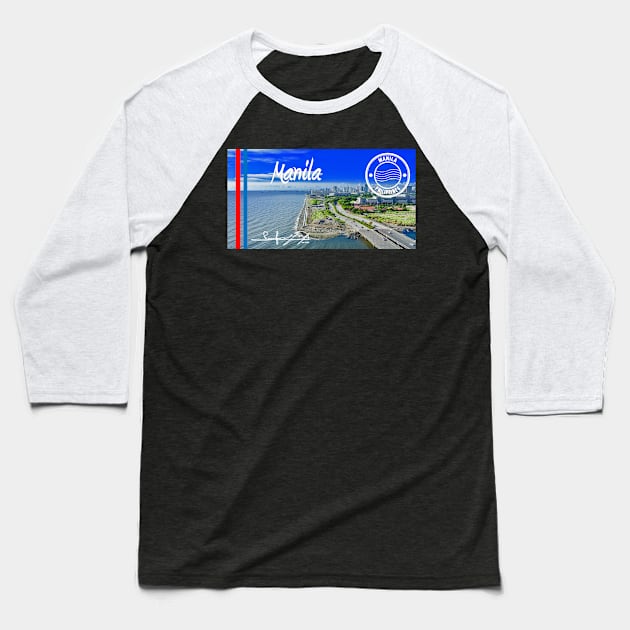 Manila Baseball T-Shirt by richercollections